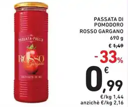 Spazio Conad Passata di pomodoro ROSSO GARGANO offerta