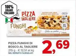 Todis Pizza funghi di bosco al tagliere offerta