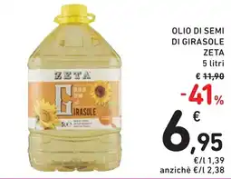 Spazio Conad Olio di semi di girasole ZETA offerta