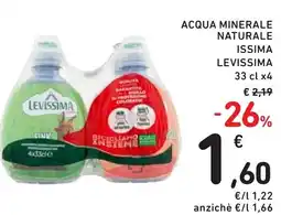 Spazio Conad Acqua minerale naturale issima LEVISSIMA offerta