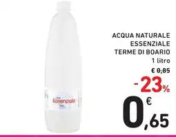 Spazio Conad Acqua naturale essenziale terme di boario offerta
