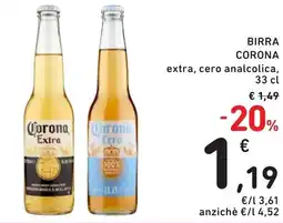 Spazio Conad Birra CORONA offerta