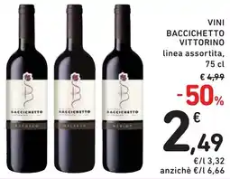 Spazio Conad Vini baccichetto VITTORINO offerta