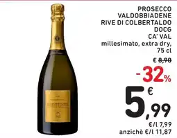 Spazio Conad Prosecco valdobbiadene rive di colbertaldo DOCG CA' VAL offerta