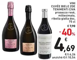 Spazio Conad Vini cuvée biele zoe TENIMENTI CIVA offerta