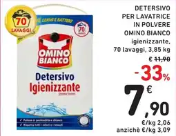 Spazio Conad Detersivo per lavatrice in polvere OMINO BIANCO offerta
