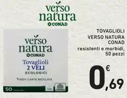 Spazio Conad Tovaglioli verso natura CONAD offerta