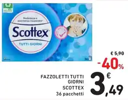 Spazio Conad Fazzoletti tutti giorni SCOTTEX 36 pacchetti offerta