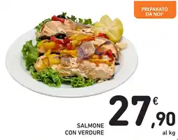 Spazio Conad Salmone con verdure offerta