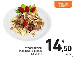 Spazio Conad Strozzapreti prosciutto crudo e funghi offerta