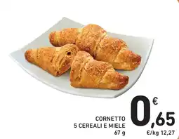 Spazio Conad Cornetto 5 cereali e miele offerta