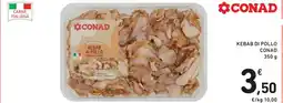 Spazio Conad Kebab di pollo CONAD offerta