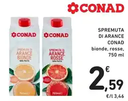 Spazio Conad Spremuta di arance CONAD offerta
