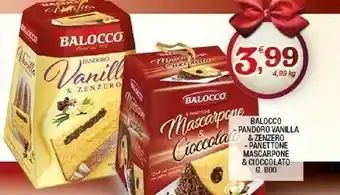 Sigma Pandoro vanilla & zenzero 800 g offerta