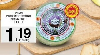 Sigma Pinzani pecorino toscano fresco dop offerta