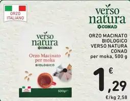 Spazio Conad Orzo macinato biologico VERSO NATURA CONAD offerta