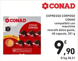 Spazio Conad Espresso corposo CONAD offerta