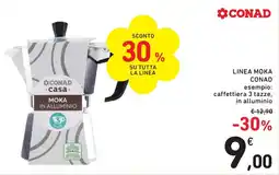 Spazio Conad Linea moka CONAD offerta