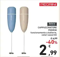 Spazio Conad Cappuccinatore PEDRINI offerta