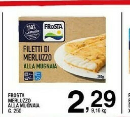 Sigma Filetti di merluzzo alla mugnaia 250 g(ml) offerta
