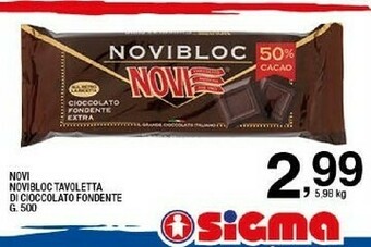 Sigma Cioccolato offerta