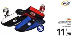 Spazio Conad Pantofola uomo squadre italiane GRIFF offerta