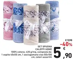 Spazio Conad Set spugna CALEFFI HOME offerta