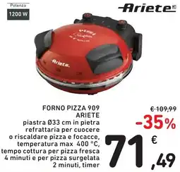Spazio Conad FORNO PIZZA 909 ARIETE offerta