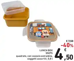 Spazio Conad Lunch box SNIPS offerta