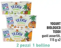 Spazio Conad Yogurt biologico TEDDI offerta