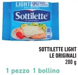 Spazio Conad Sottilette light le originali offerta