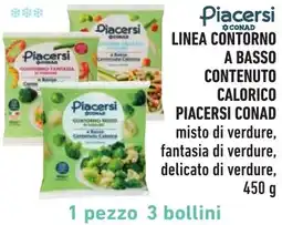 Spazio Conad Linea contorno a basso contenuto calorico PIACERSI CONAD offerta