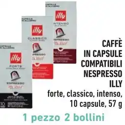Spazio Conad Caffè in capsule compatibili nespresso ILLY offerta