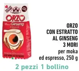 Spazio Conad Orzo con estratto al ginseng 3 mori offerta