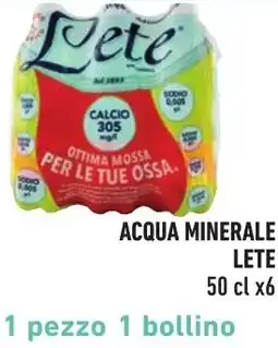 Spazio Conad Acqua minerale LETE offerta
