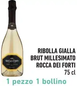 Spazio Conad Ribolla gialla brut millesimato ROCCA DEI FORTI offerta