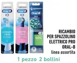 Spazio Conad Ricambio per spazzolino elettrico pro ORAL-B offerta