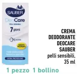 Spazio Conad Crema deodorante deocare SAUBER offerta