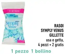 Spazio Conad Rasoi symply venus GILLETTE offerta
