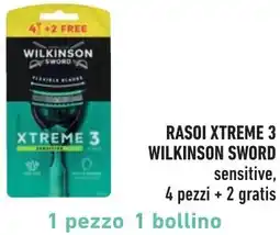 Spazio Conad Rasoi xtreme 3 WILKINSON SWORD offerta