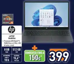 Unieuro hp LAPTOP 15fc0039nl offerta
