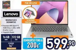 Unieuro Lenovo IDEAPAD FLEX 5 (82XX00FTIX) offerta