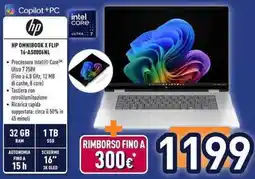 Unieuro HP OMNIBOOK X FLIP 16-AS0006NL offerta