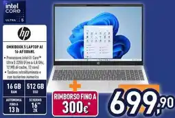 Unieuro hp OMNIBOOK 5 LAPTOP AI 16-AF1006NL offerta