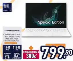 Unieuro GALAXY BOOK2 PRO SE offerta
