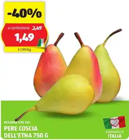 ALDI Regione che vai pere coscia dell'etna offerta