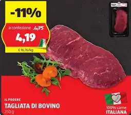 ALDI Il podere tagliata di bovino offerta