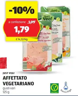 ALDI Just veg! affettato vegetariano offerta