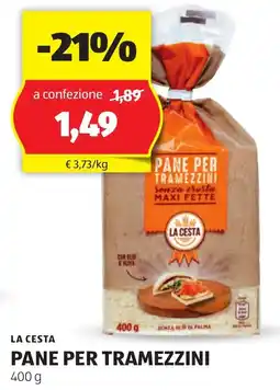 ALDI La cesta pane per tramezzini offerta