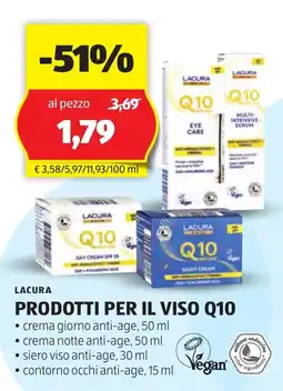 ALDI Lacura prodotti per il viso Q10 offerta